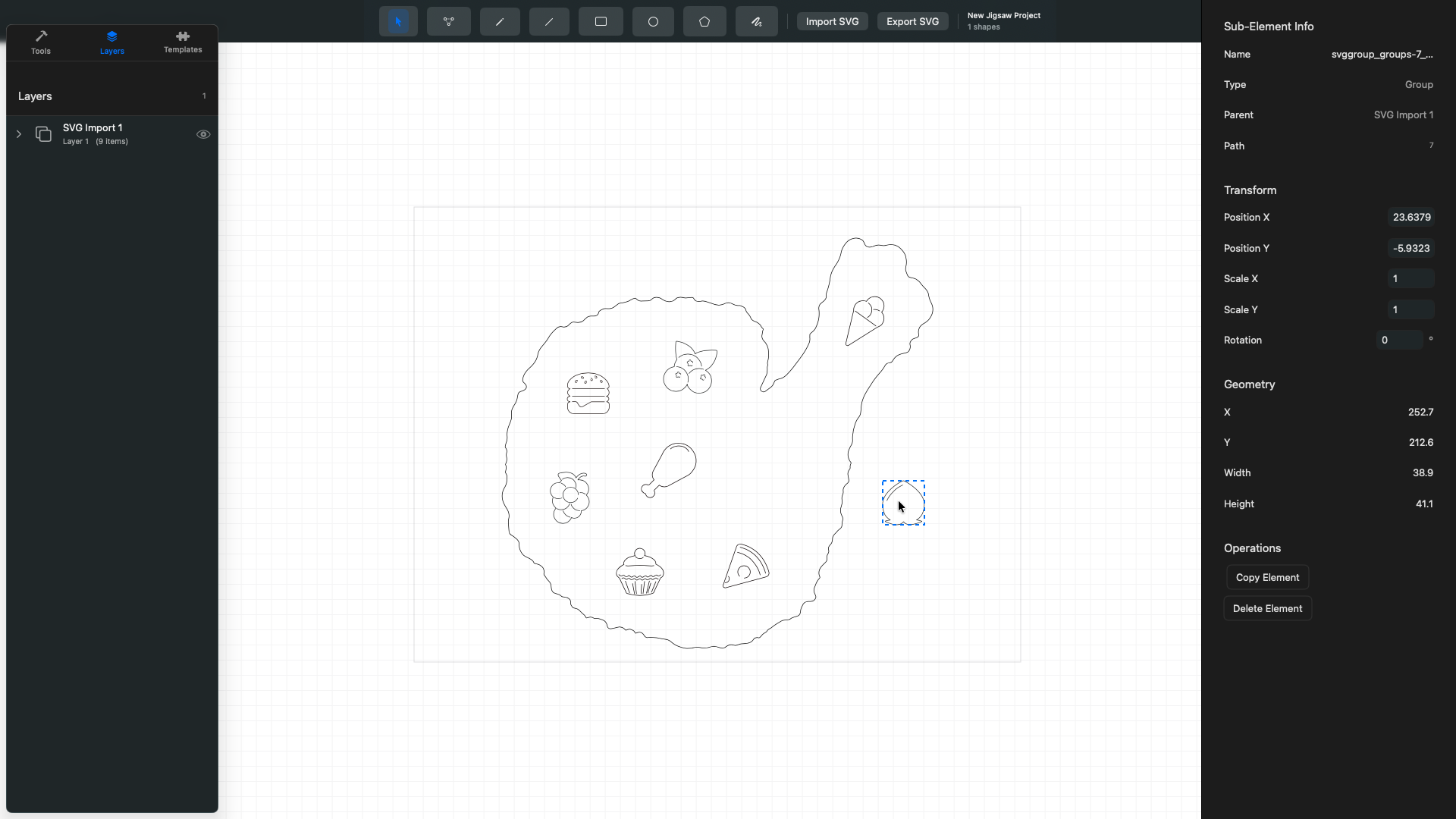 JigsawDesigner - Screenshot 5 showing product features and functionality