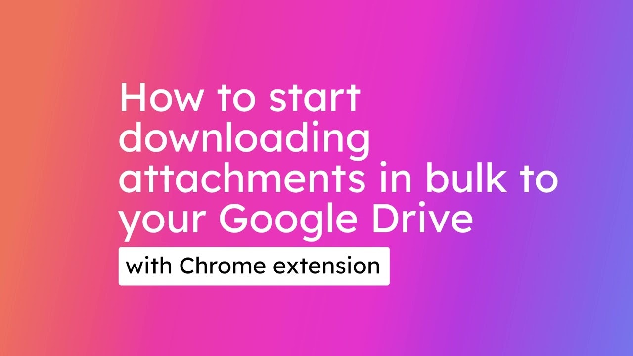 Save Bulk Gmail Attachments gallery image
