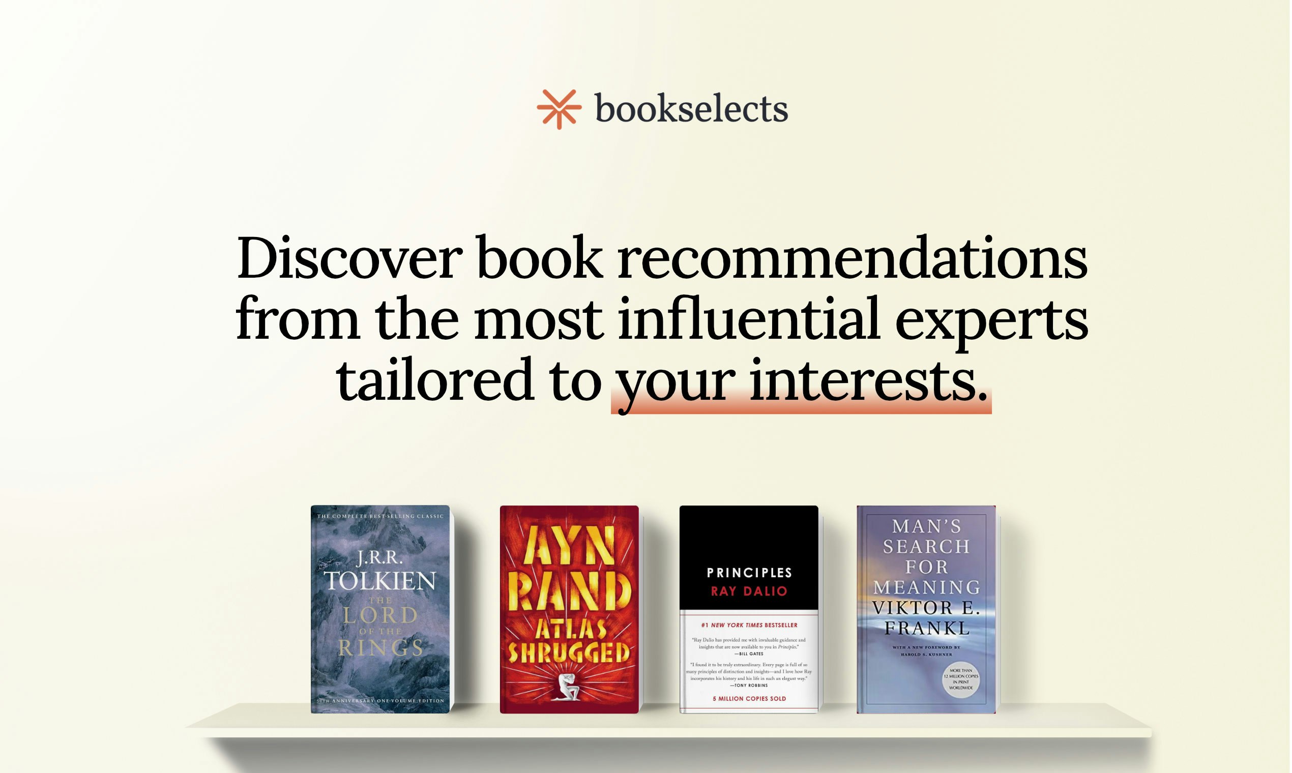 startuptile BookSelects-Book recommendations from experts tailored to your interests