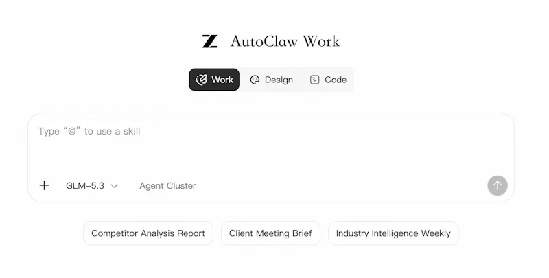 AutoClaw screenshot 3