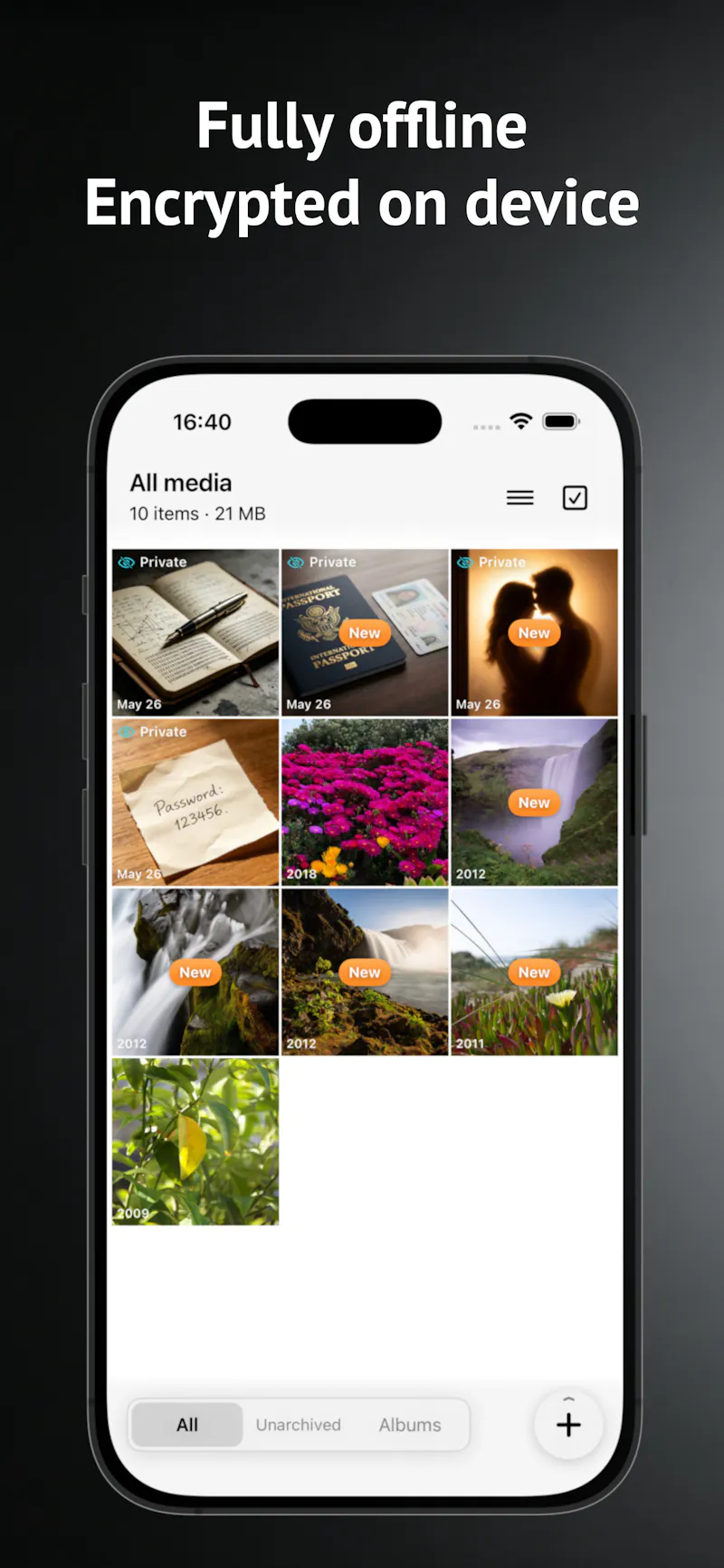 Photo Enclave — Private Photo Vault screenshot 1