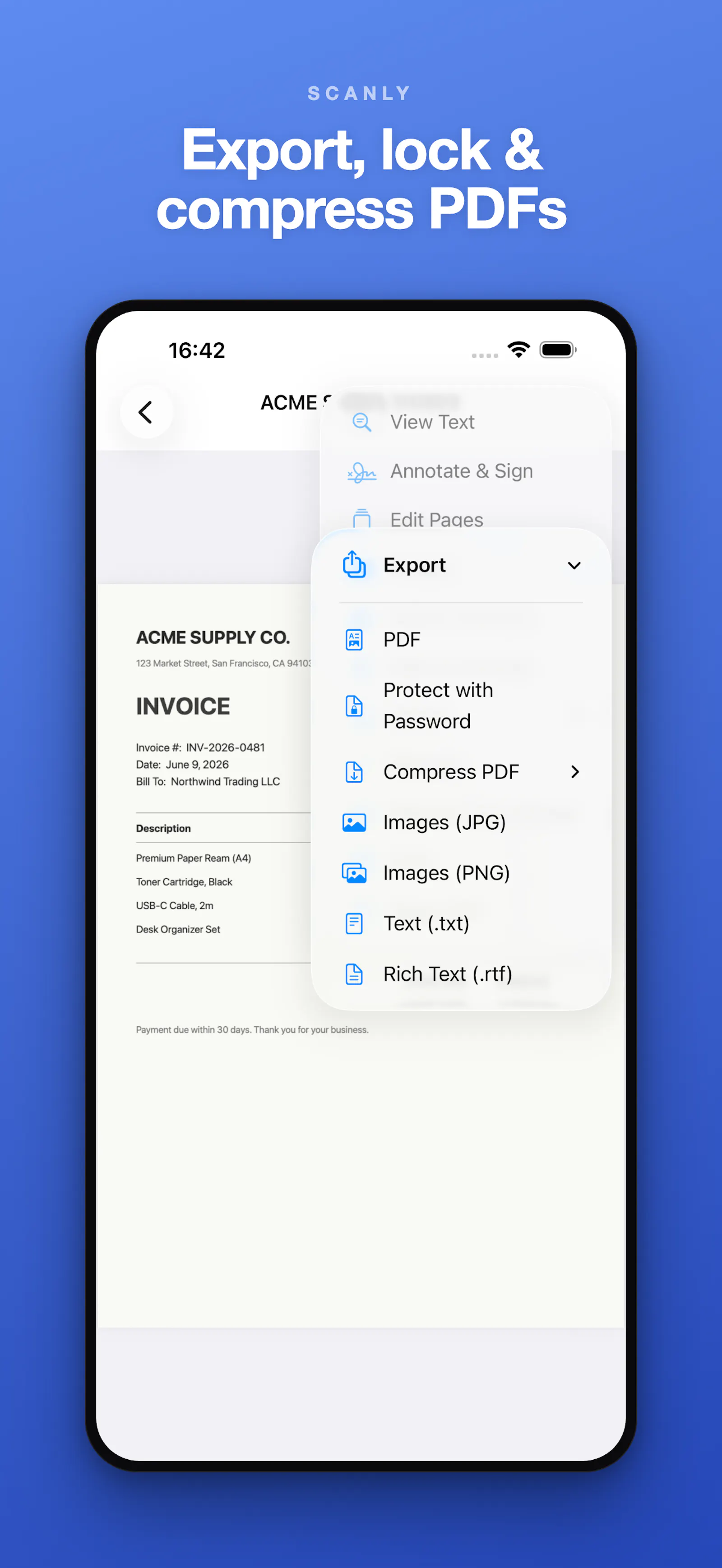 Scanly - Scanner & PDF screenshot 6