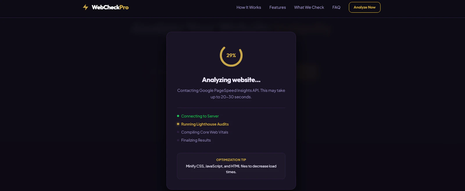 WebCheck Pro screenshot 1