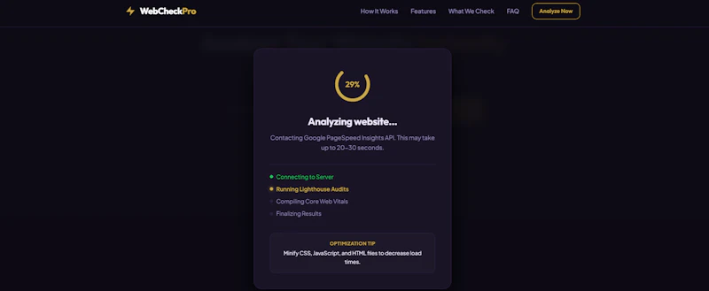 WebCheck Pro screenshot 1