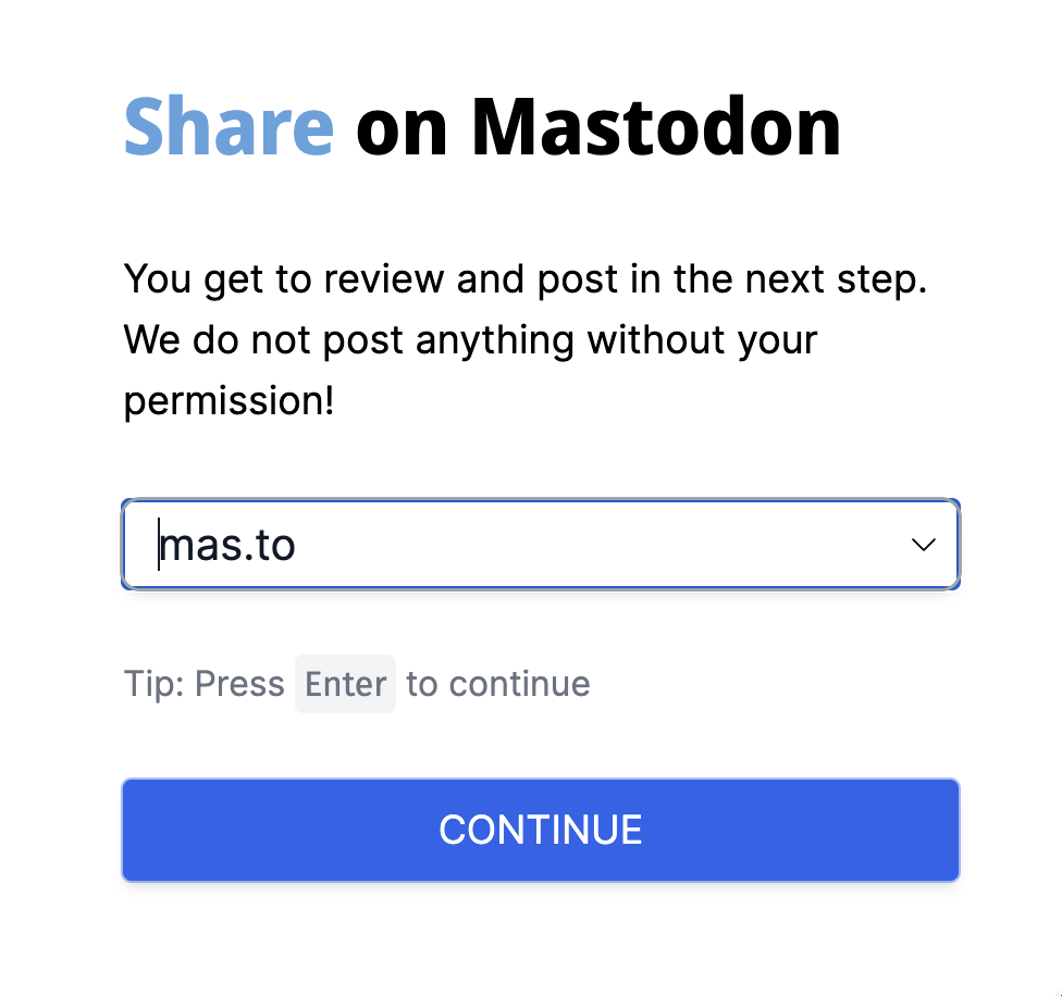 แบ่งปันและติดตามปุ่มสำหรับ mastodon - เพื่อให้ผู้คนสามารถแบ่งปันเนื้อหาของคุณและติดตามคุณใน mastodon media 2