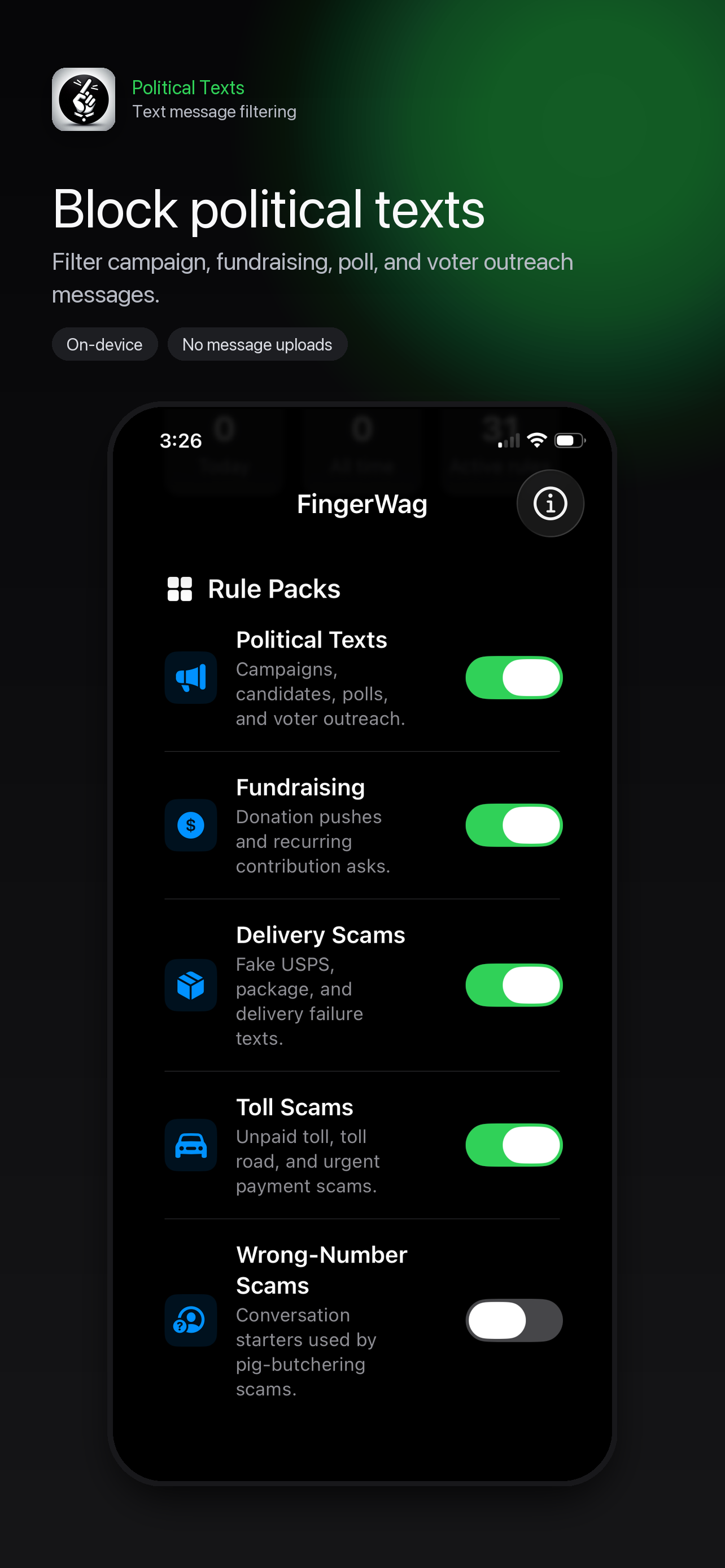 FingerWag: Block Spam Texts gallery image