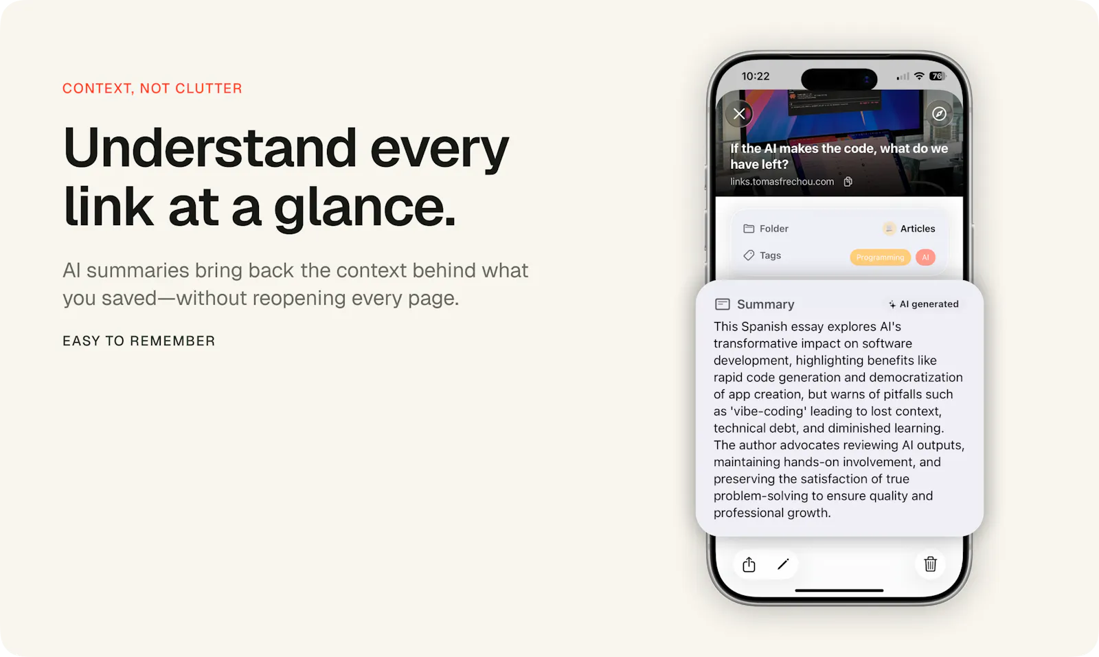Leaf Bookmarks screenshot 4