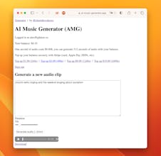 AI Music Generator gallery image