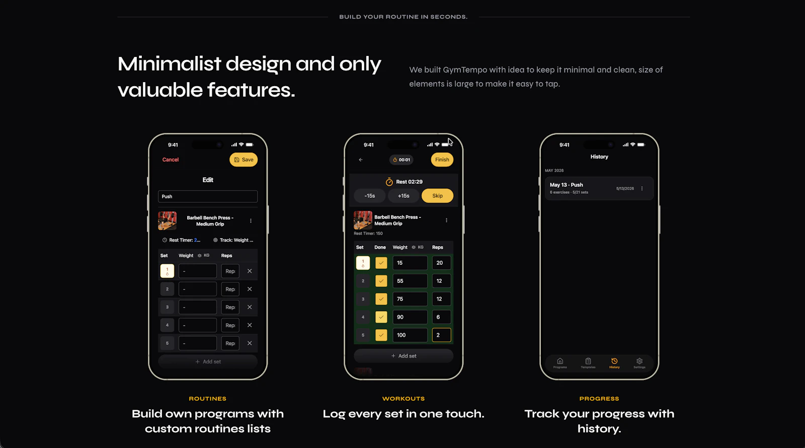 GymTempo screenshot 3