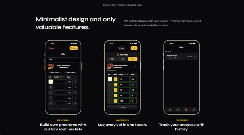GymTempo screenshot 3