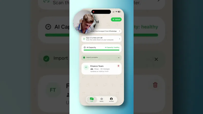 BreefyChat screenshot 1 (video preview)