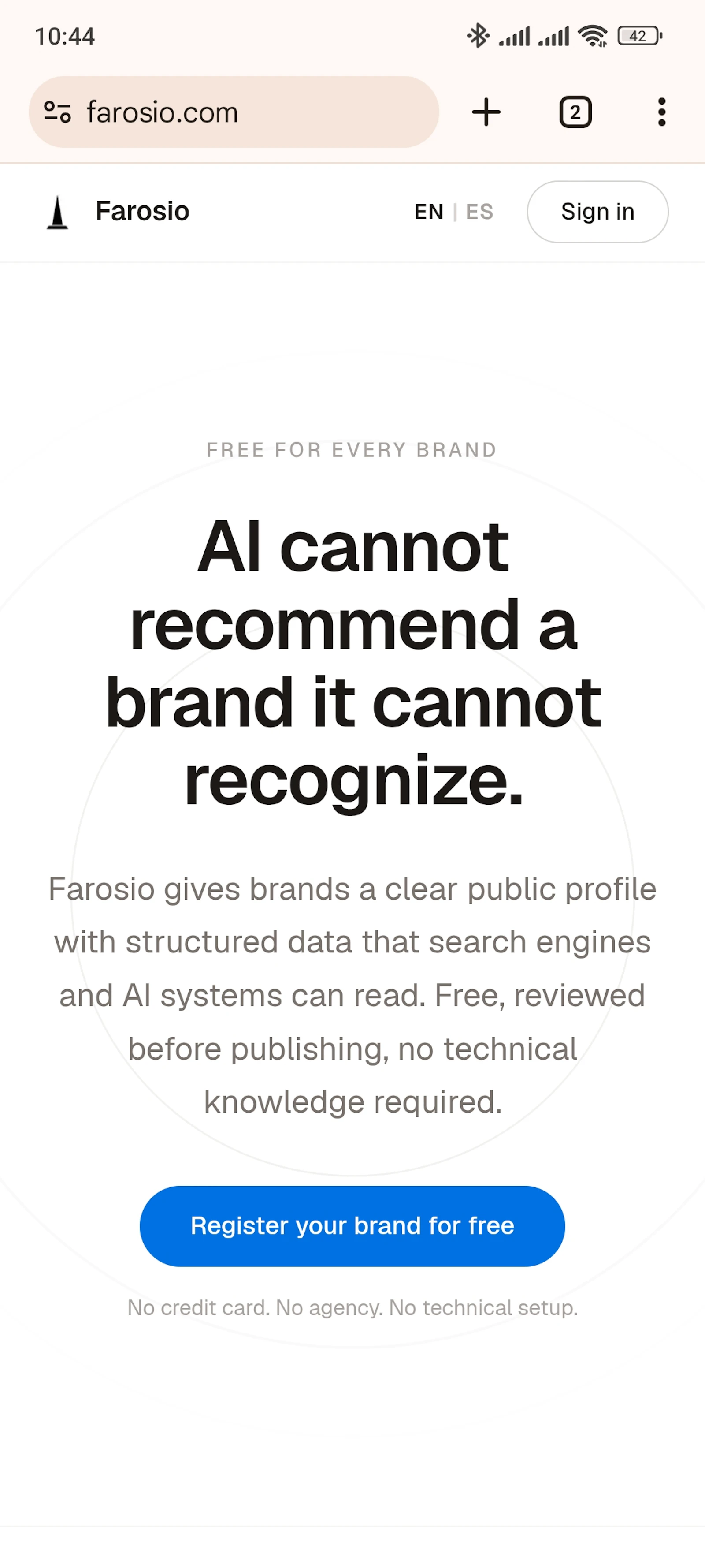 Farosio screenshot 2