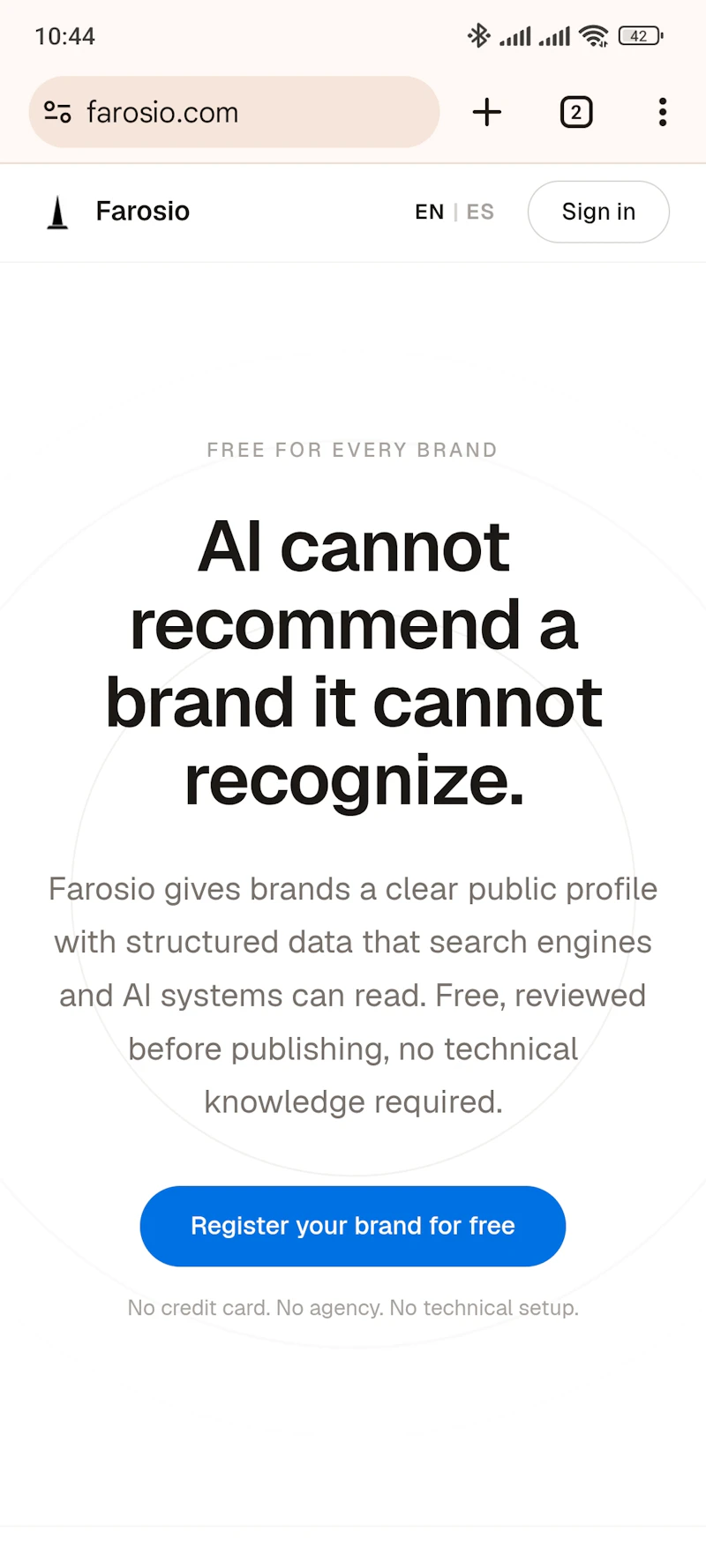 Farosio screenshot 2