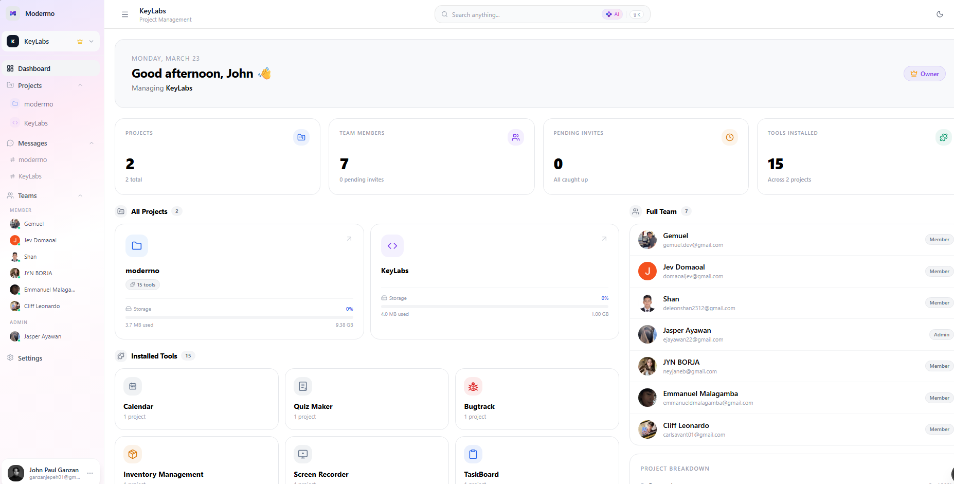 Moderrno gallery image