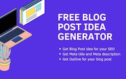 SEO Blog Post Idea Generator  media 1