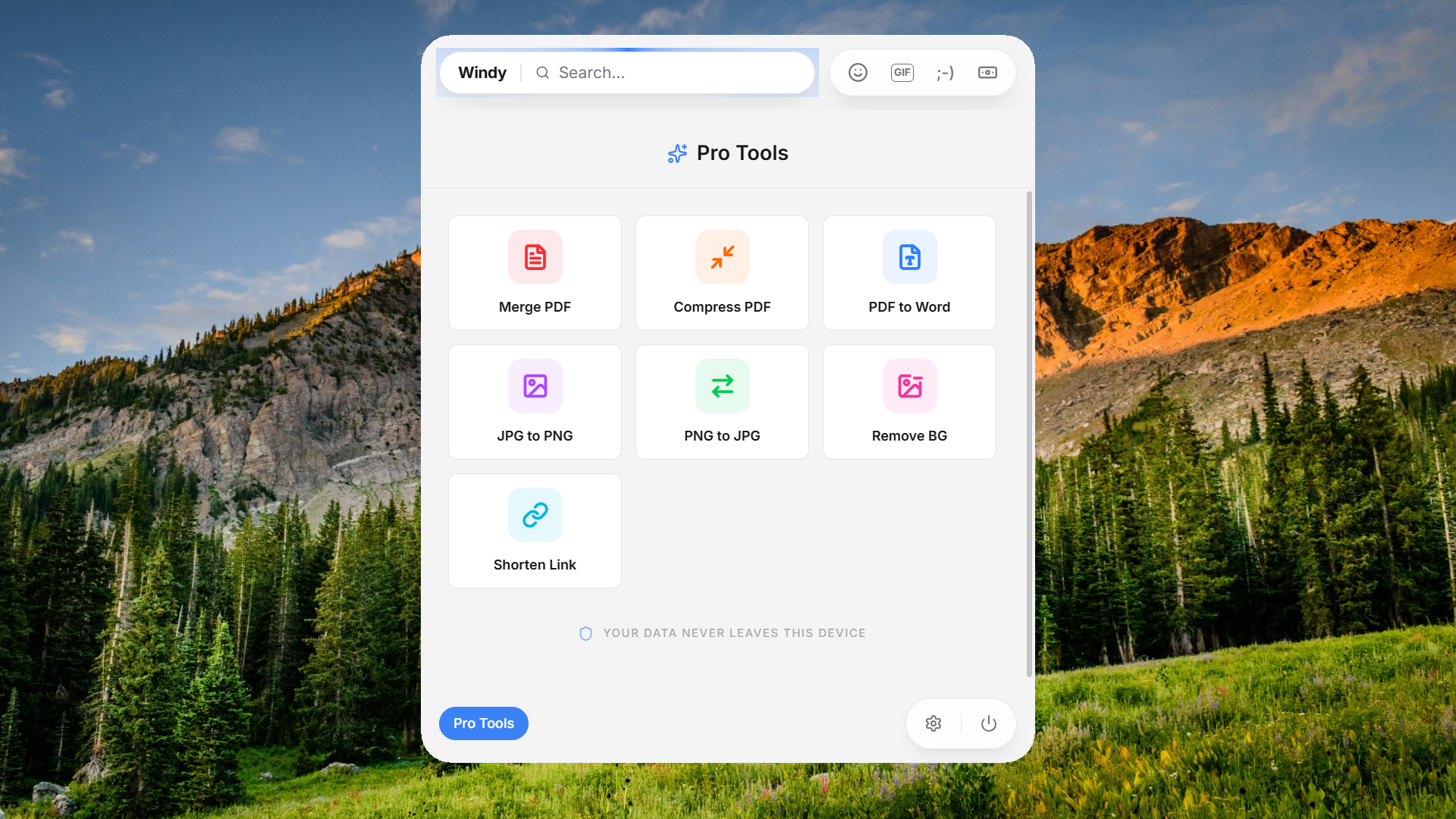 Windy - Screenshot 4 showing product features and functionality