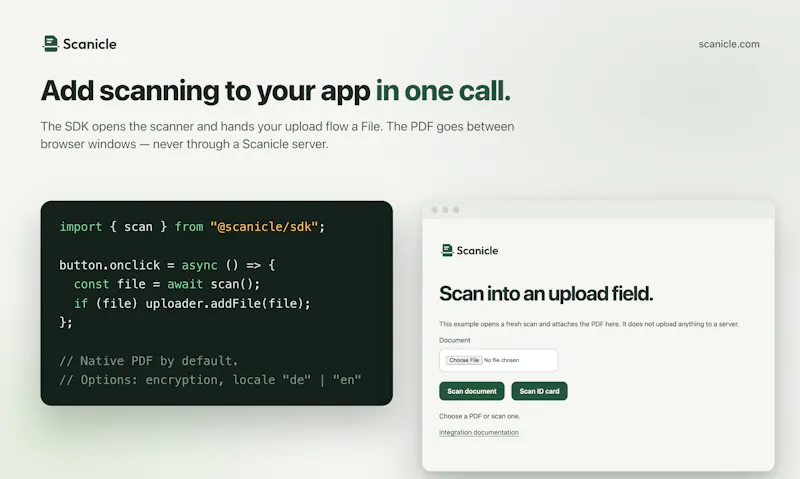 Scanicle screenshot 5