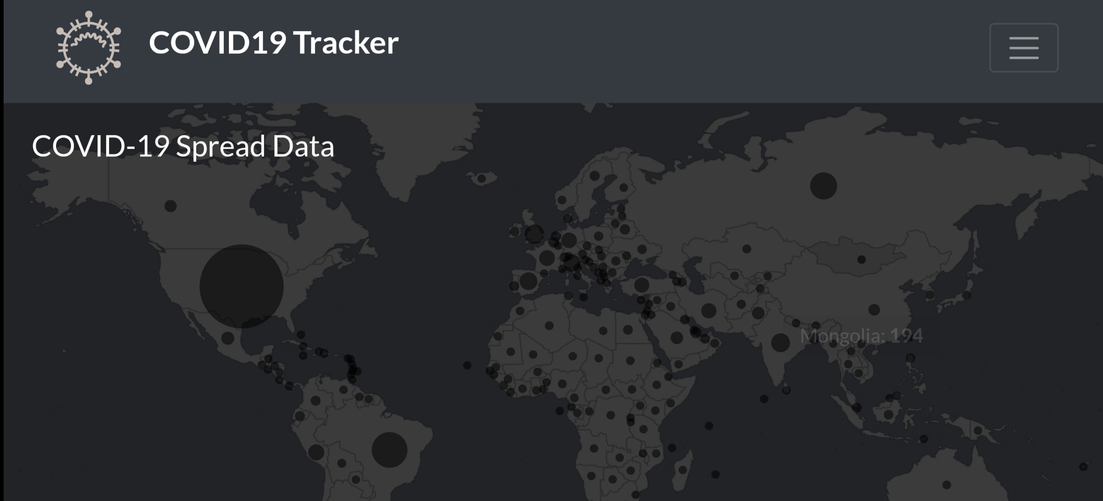 COVID-19 Tracker | Predictor gallery image