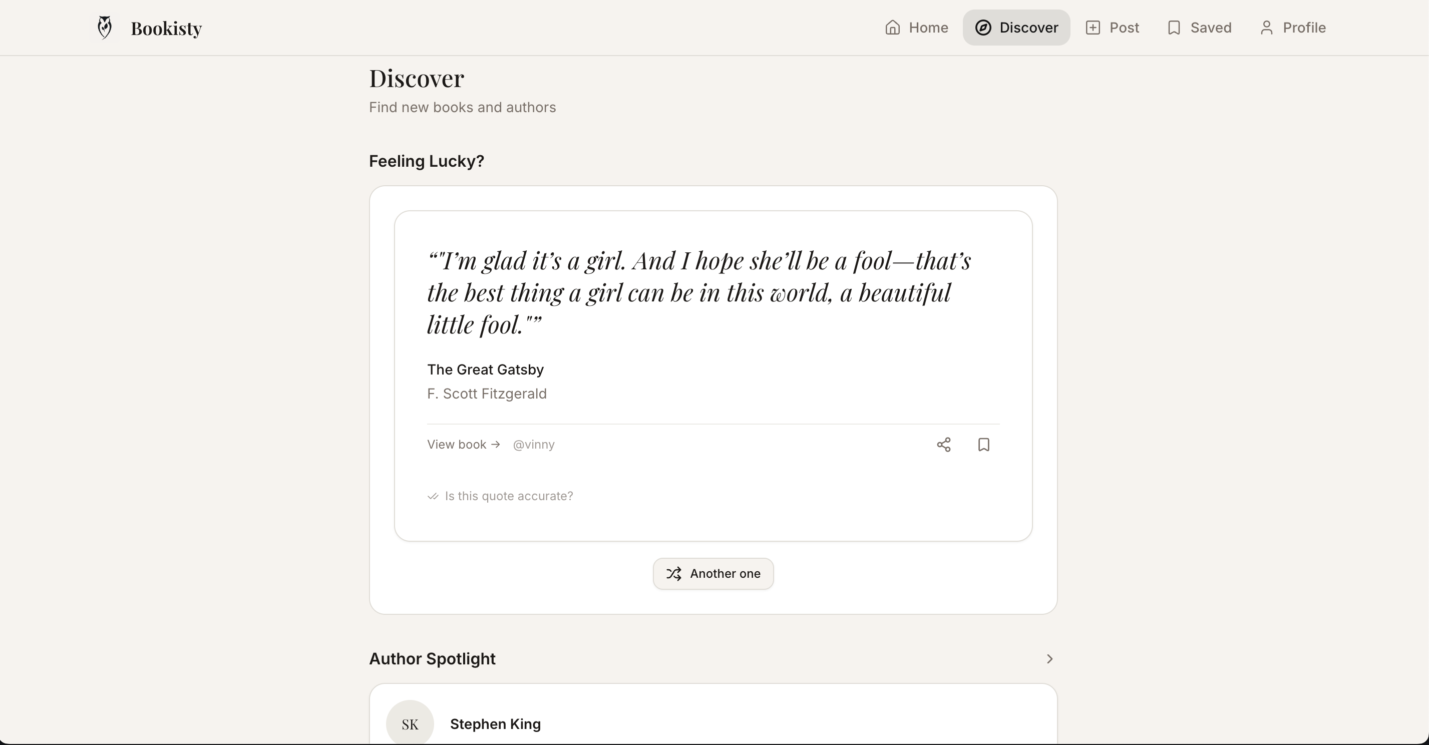 Bookisty - Screenshot 3 showing product features and functionality