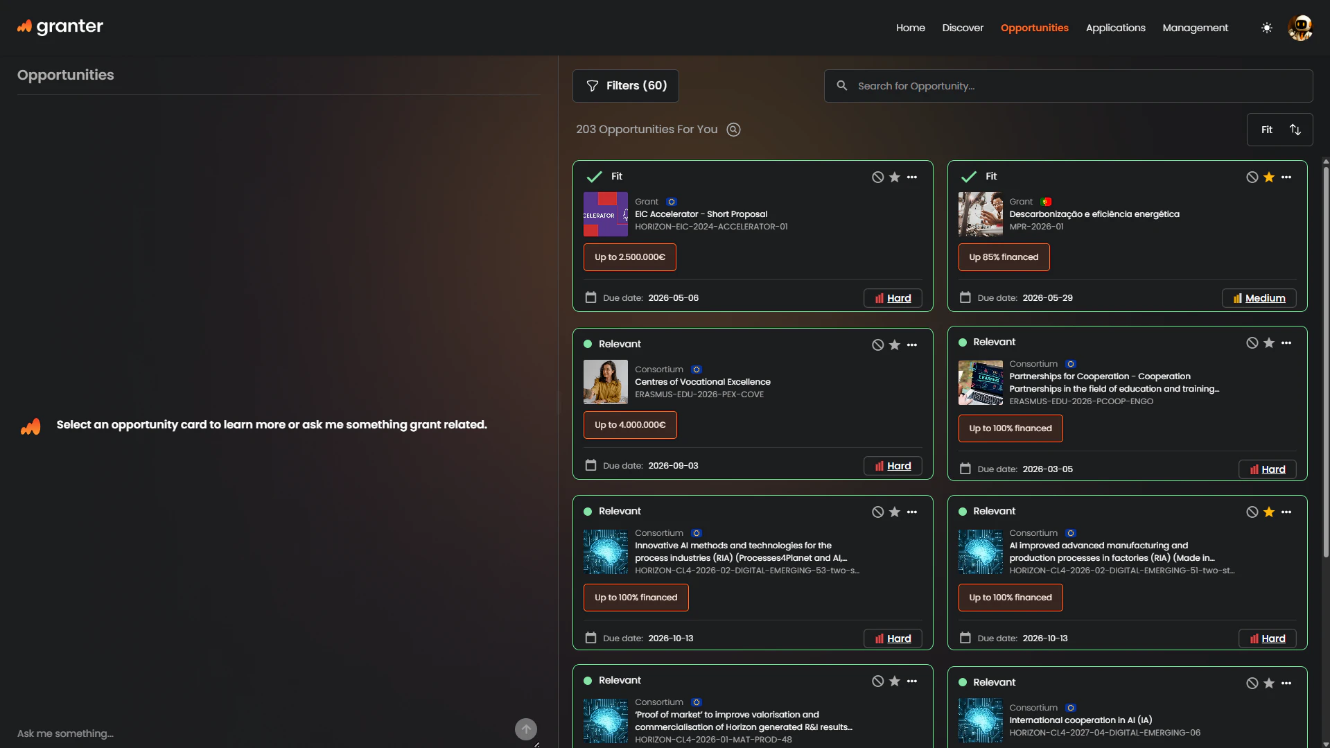 Granter screenshot 2