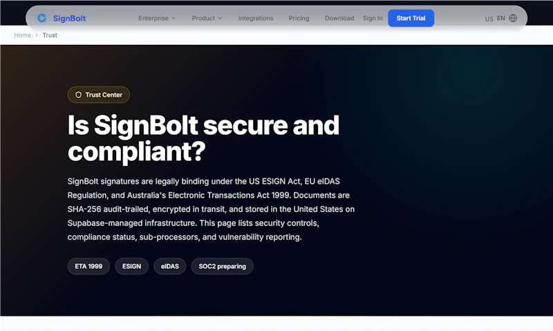SignBolt screenshot 4