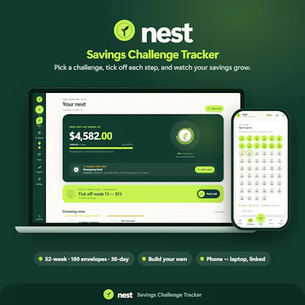 Nest Savings Challenge Tracker gallery image