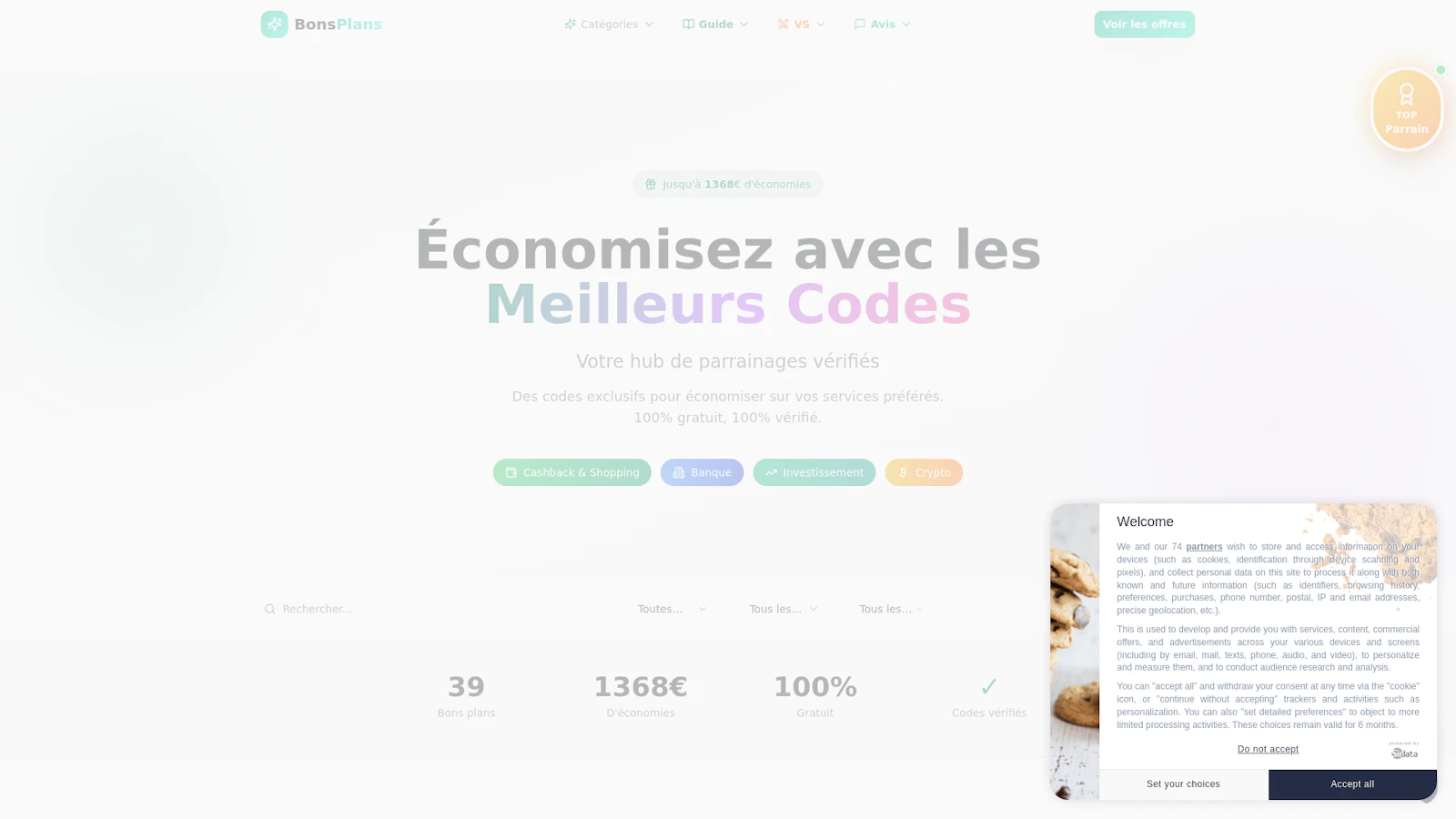 Meilleur Code Parrain screenshot 1