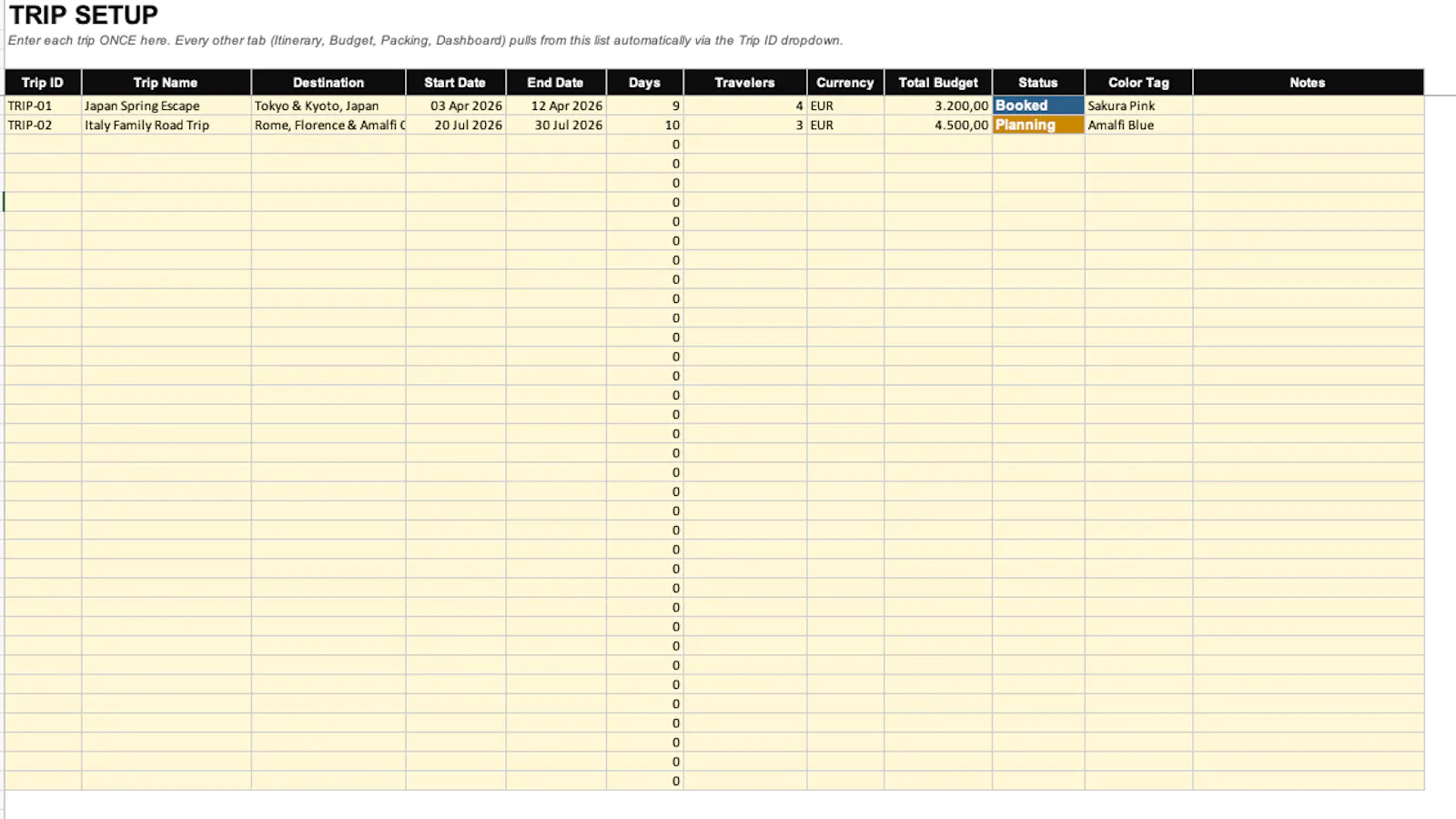 The Ultimate Travel Planner screenshot 3