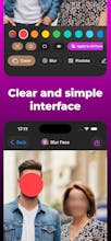 Blur Face - photo & video - iOS, Android gallery image