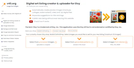 Digital Art Listing Creator for Etsy gallery image