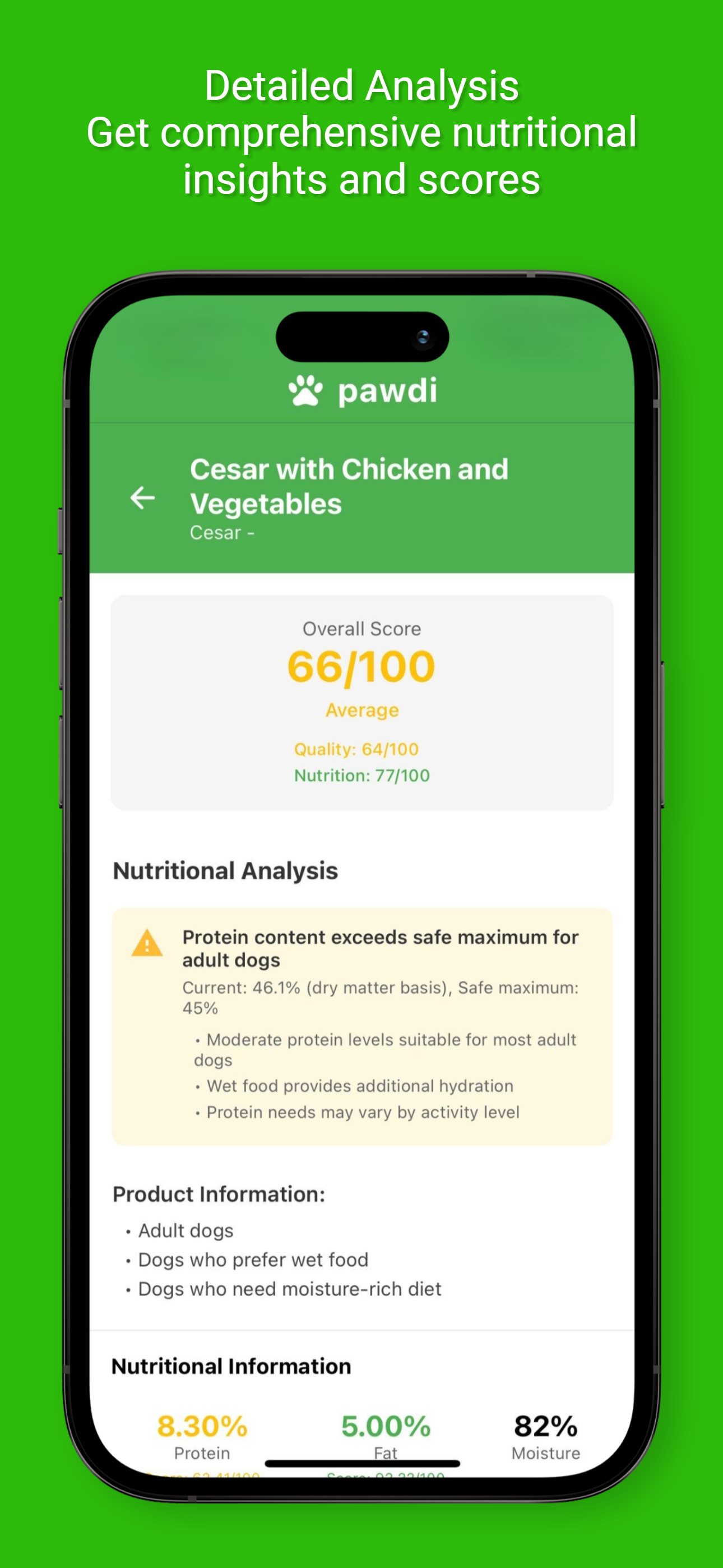 Média Paody - Le scanner de nourriture pour animaux 5