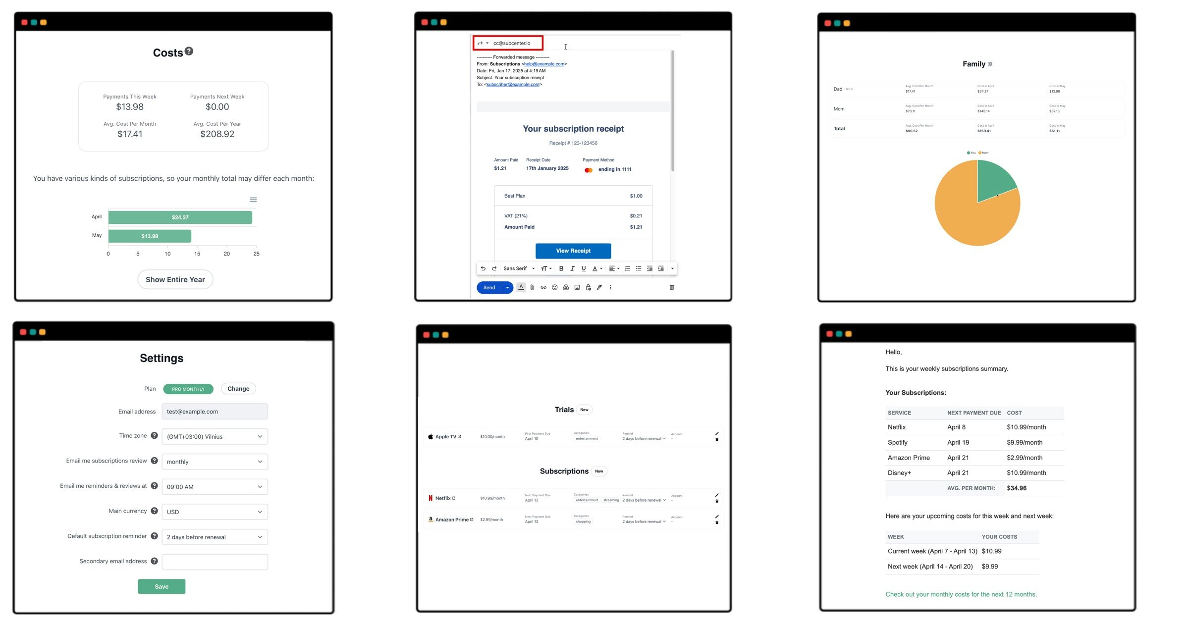 SubCenter.io - Vergeet nooit meer een abonnement of proefperiode media 4