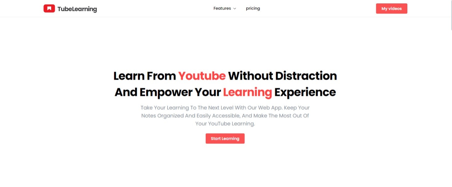 tubelearning - Maak notities, maak flashcards tijdens het bekijken van YouTube -video's. media 1