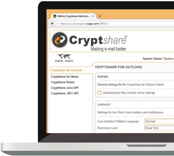 Cryptshare for Outlook gallery image