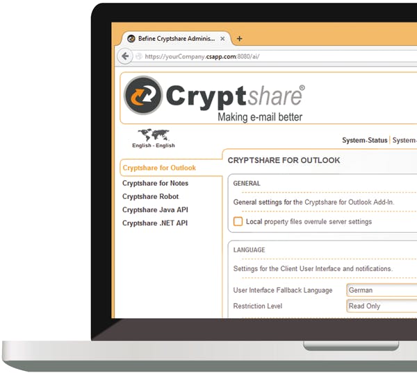 Cryptshare for Outlook media 2