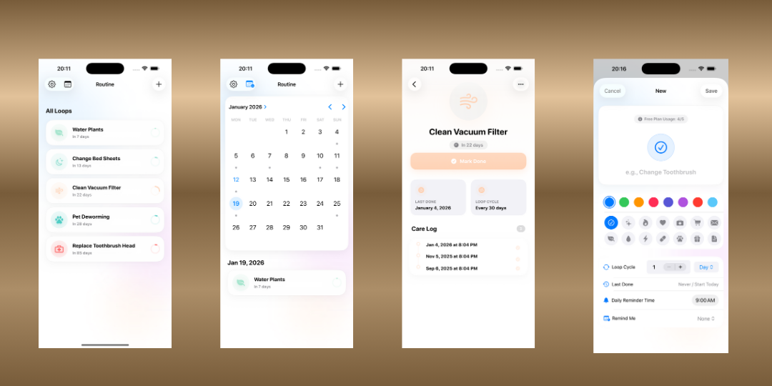 LoopCare - Main product screenshot demonstrating key features and user interface