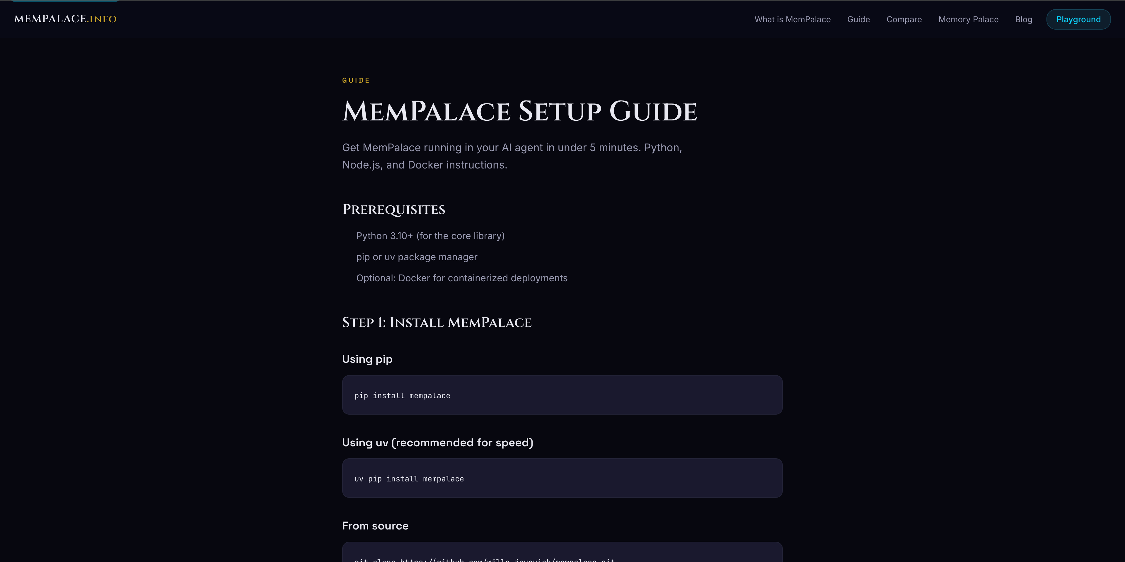 MemPalace gallery image