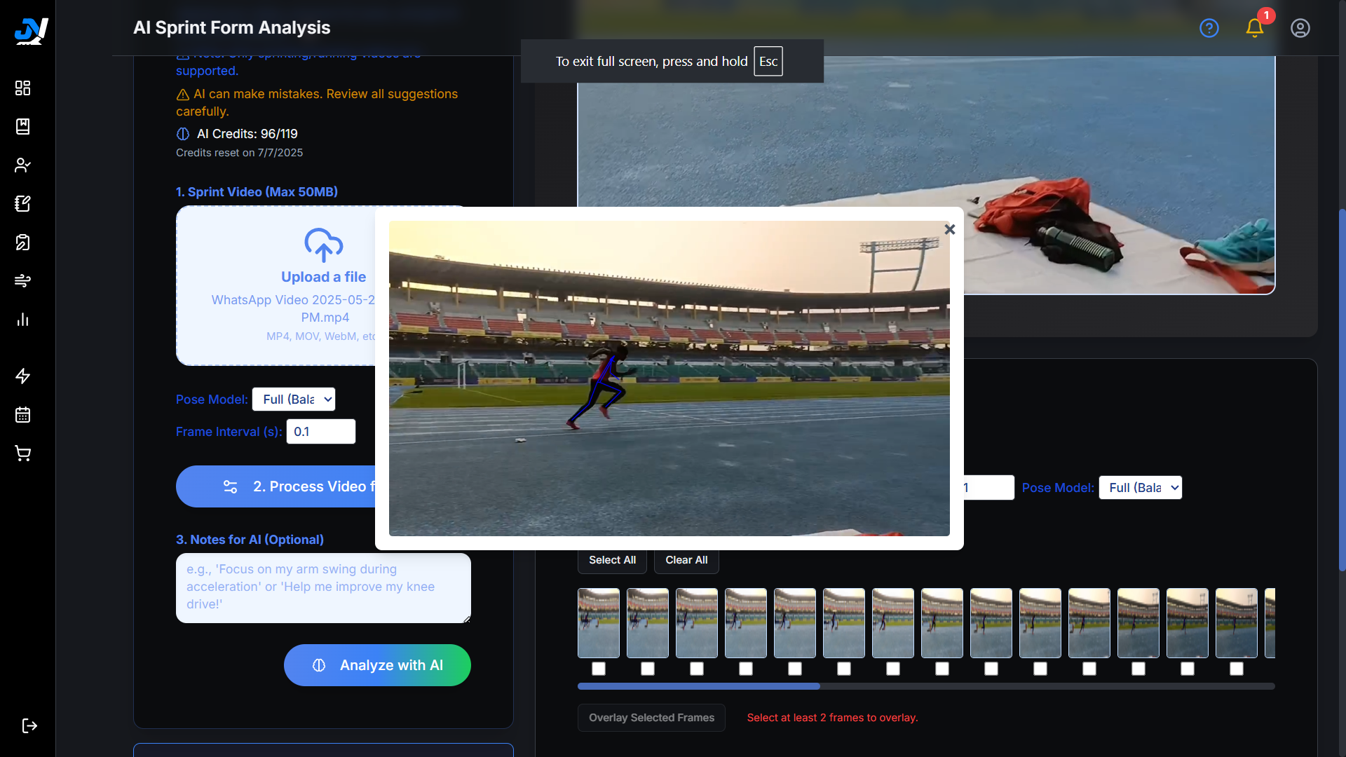 SpeedTrackr - Daha akıllı tren.Daha hızlı sprint.AI tarafından desteklenmektedir medya 5