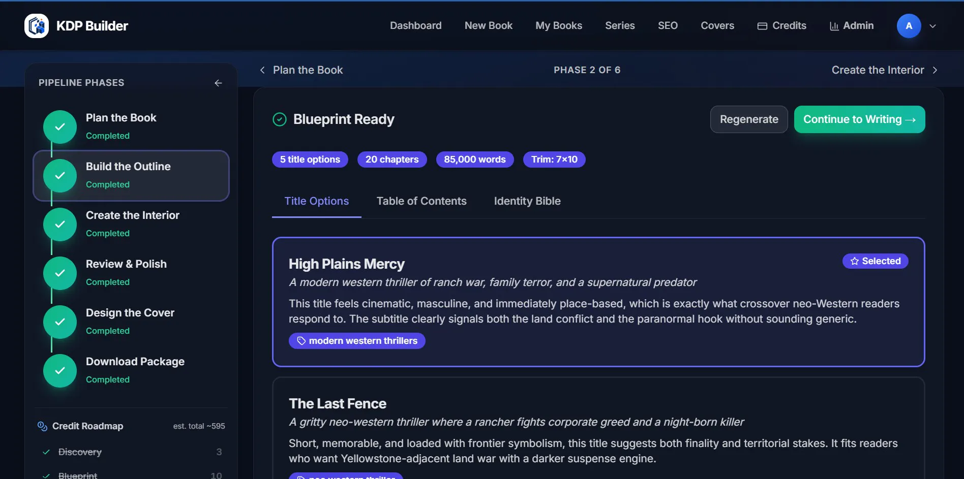 KDP Builder gallery image