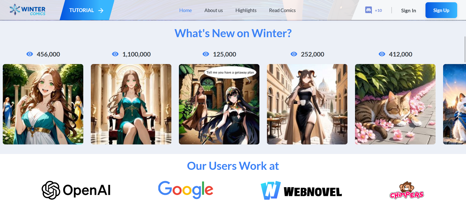 Winter -Comics - Verwandeln Sie Ihre Geschichten sofort in Comics und Animationen! Medien 2