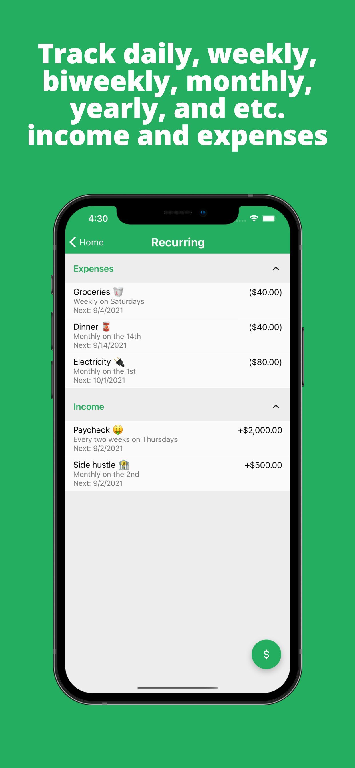EveryTwo: Biweekly Budgeting gallery image