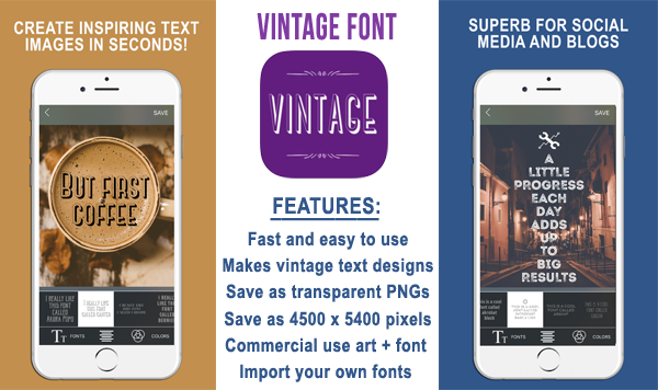 Vintage Font App