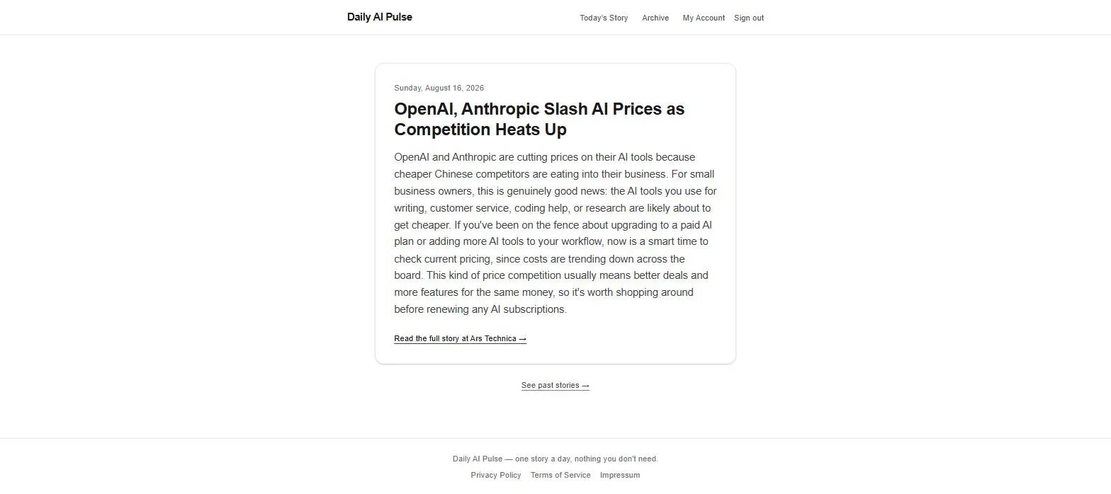 Daily AI Pulse gallery image