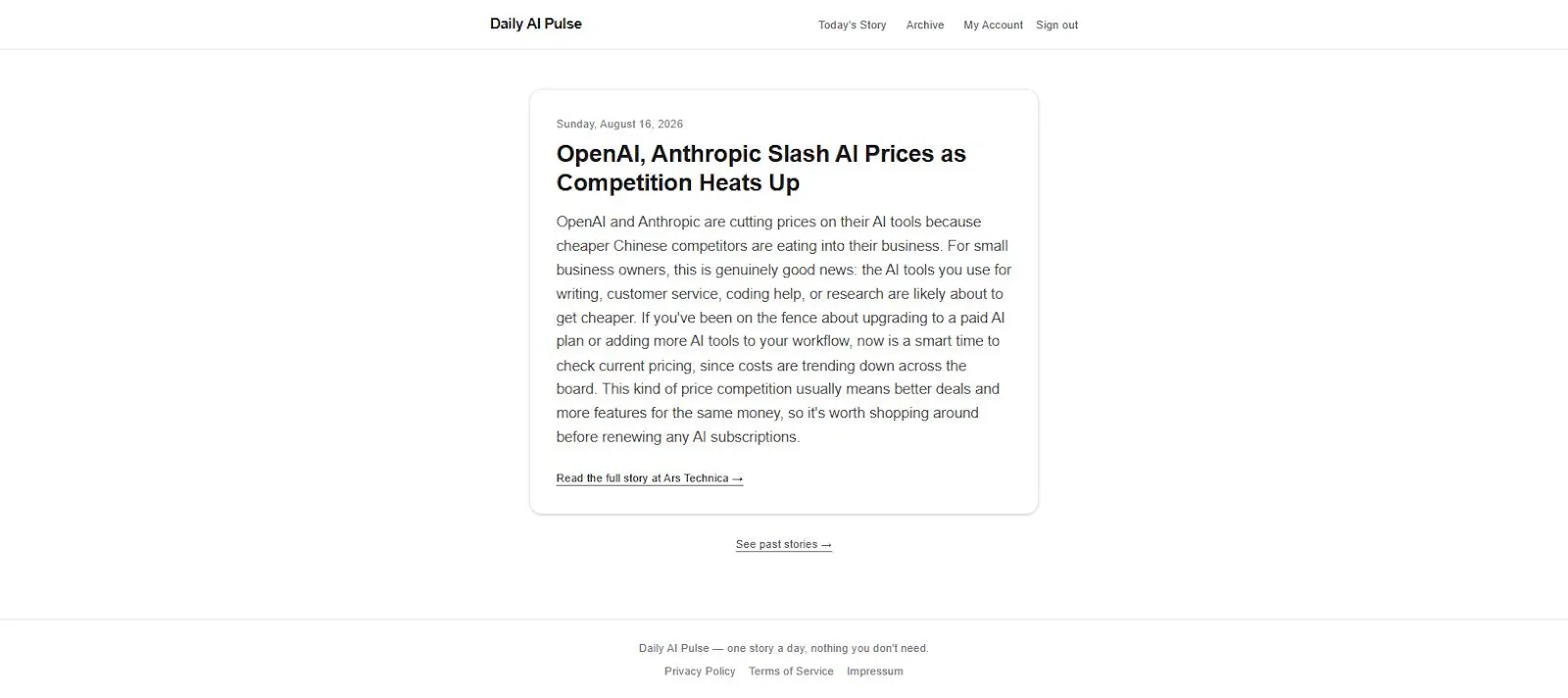Daily AI Pulse screenshot 4