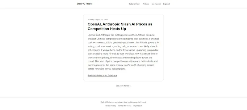 Daily AI Pulse screenshot 4