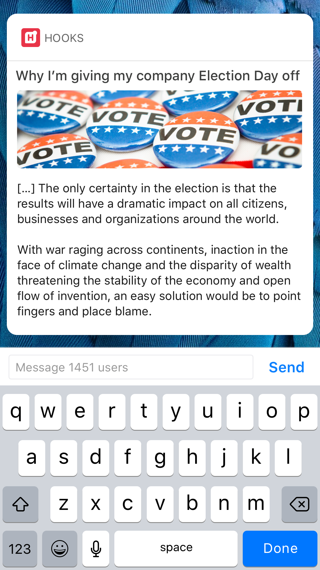 Hooks for iOS Image