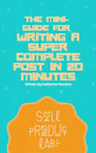 The Mini-Guide for Writing Under 20 Min. gallery image