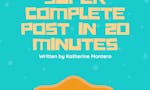 The Mini-Guide for Writing Under 20 Min. image