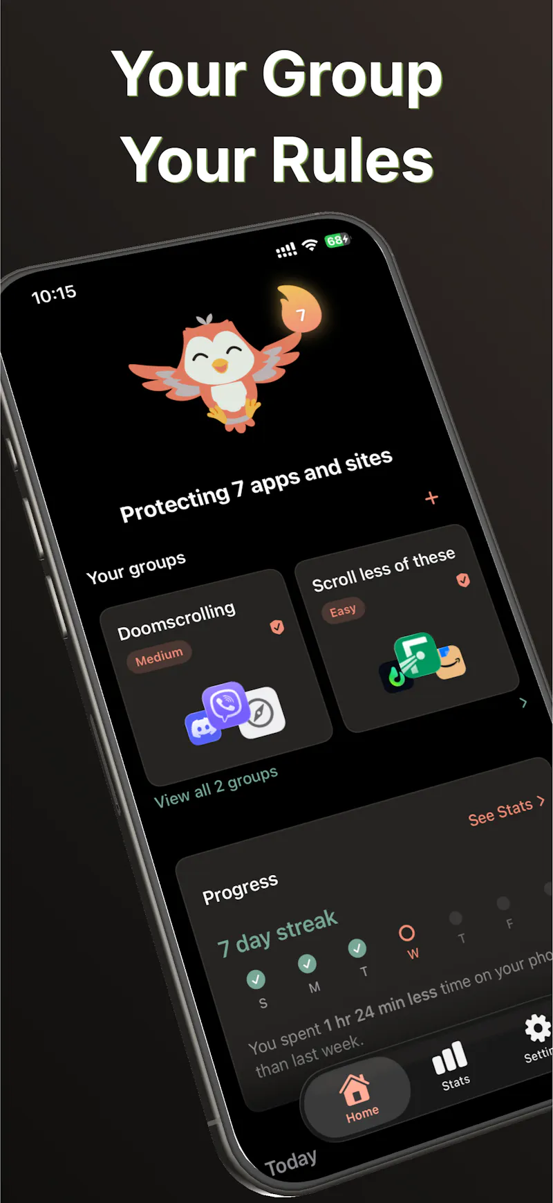 Manaya: Stop Doomscrolling with friction screenshot 1