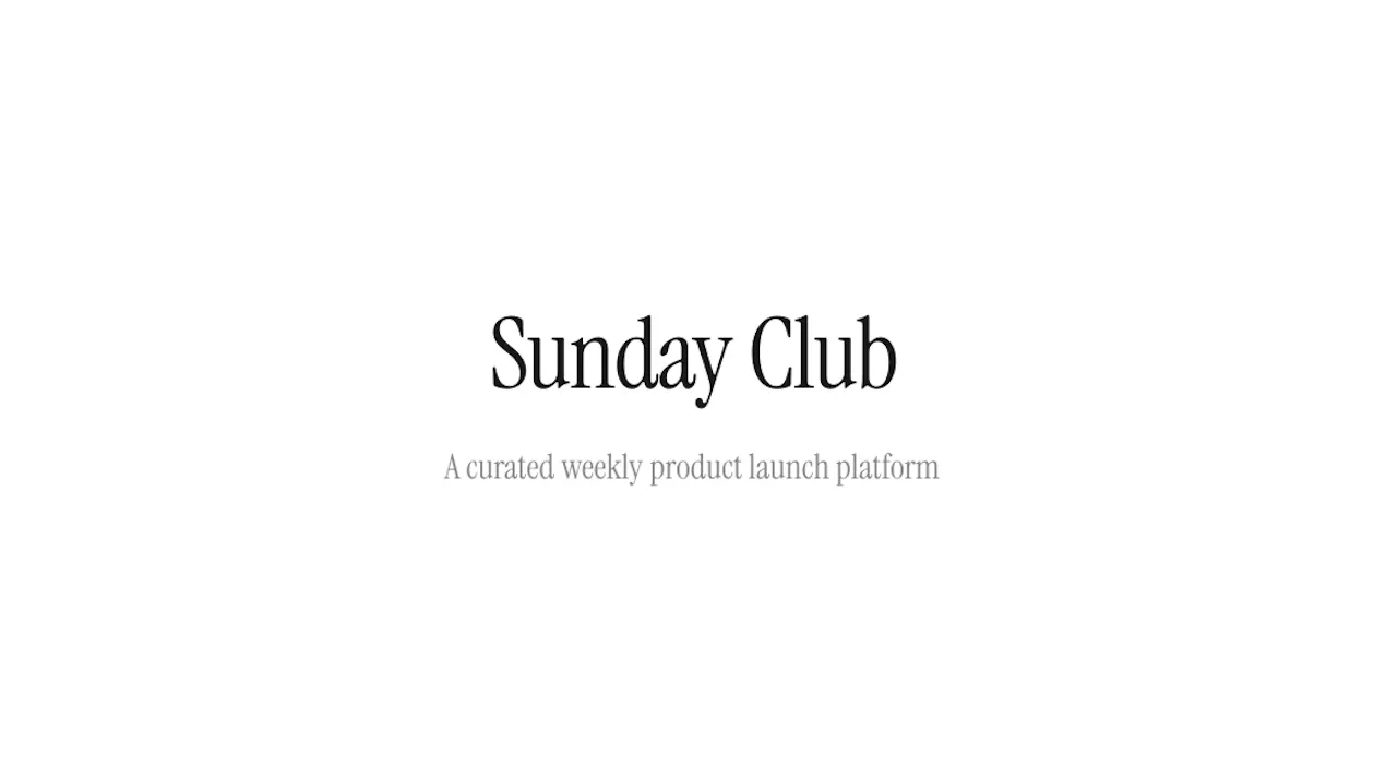 Sunday Club product